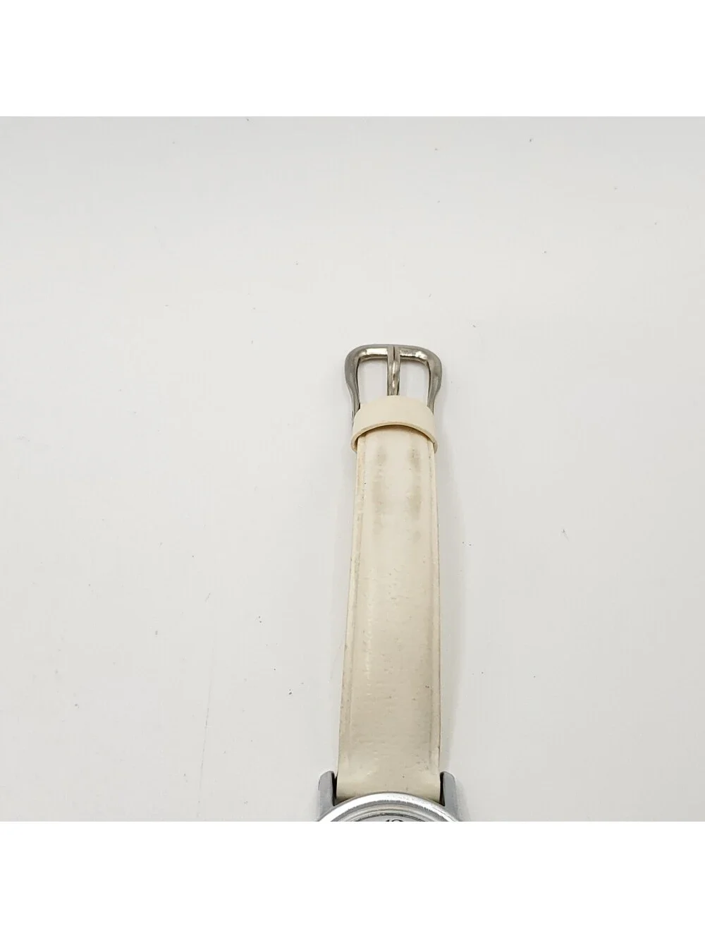 Timex Mechanical White Day/Date Dial Silver Tone Womens Watch 24mm Running